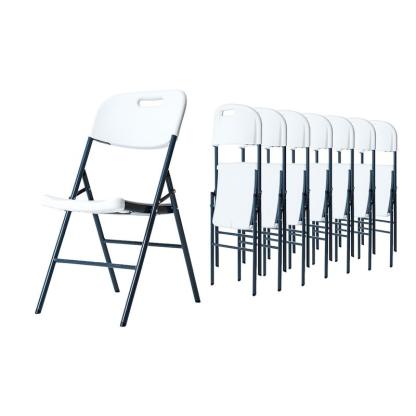 Paquete de 8 Sillas Plegables Blanca Color Blanco