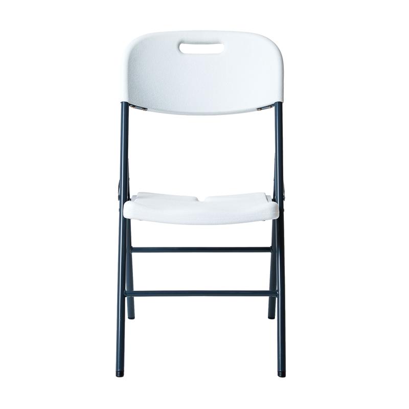 Paquete de 8 Sillas Plegables Blanca Color Blanco