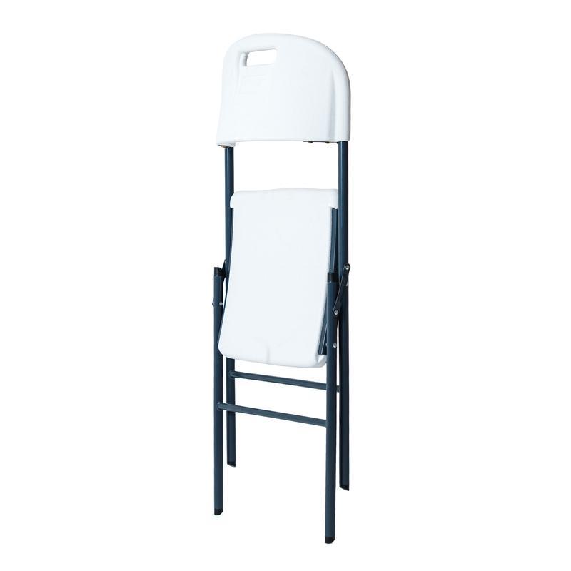 Paquete de 8 Sillas Plegables Blanca Color Blanco