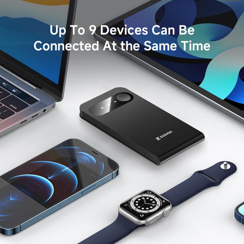Hotspot móvil global 4G LTE 150Mbps ultra rápido, cambio automático de red, portátil de bolsillo, ideal para viajes y emergencias, conexión estable y rápida.