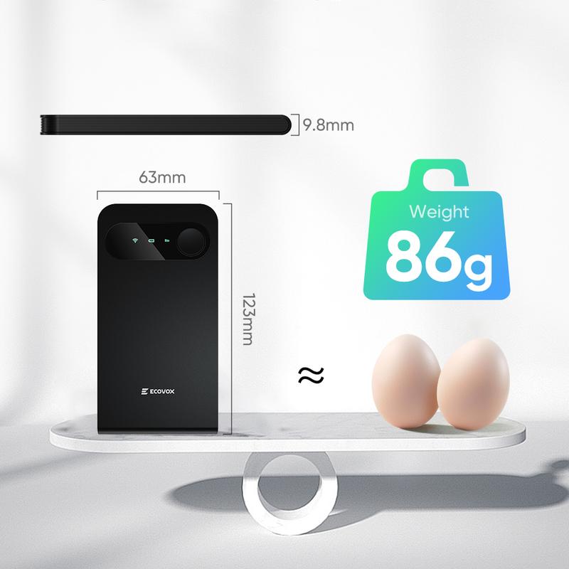 Hotspot móvil global 4G LTE 150Mbps ultra rápido, cambio automático de red, portátil de bolsillo, ideal para viajes y emergencias, conexión estable y rápida.