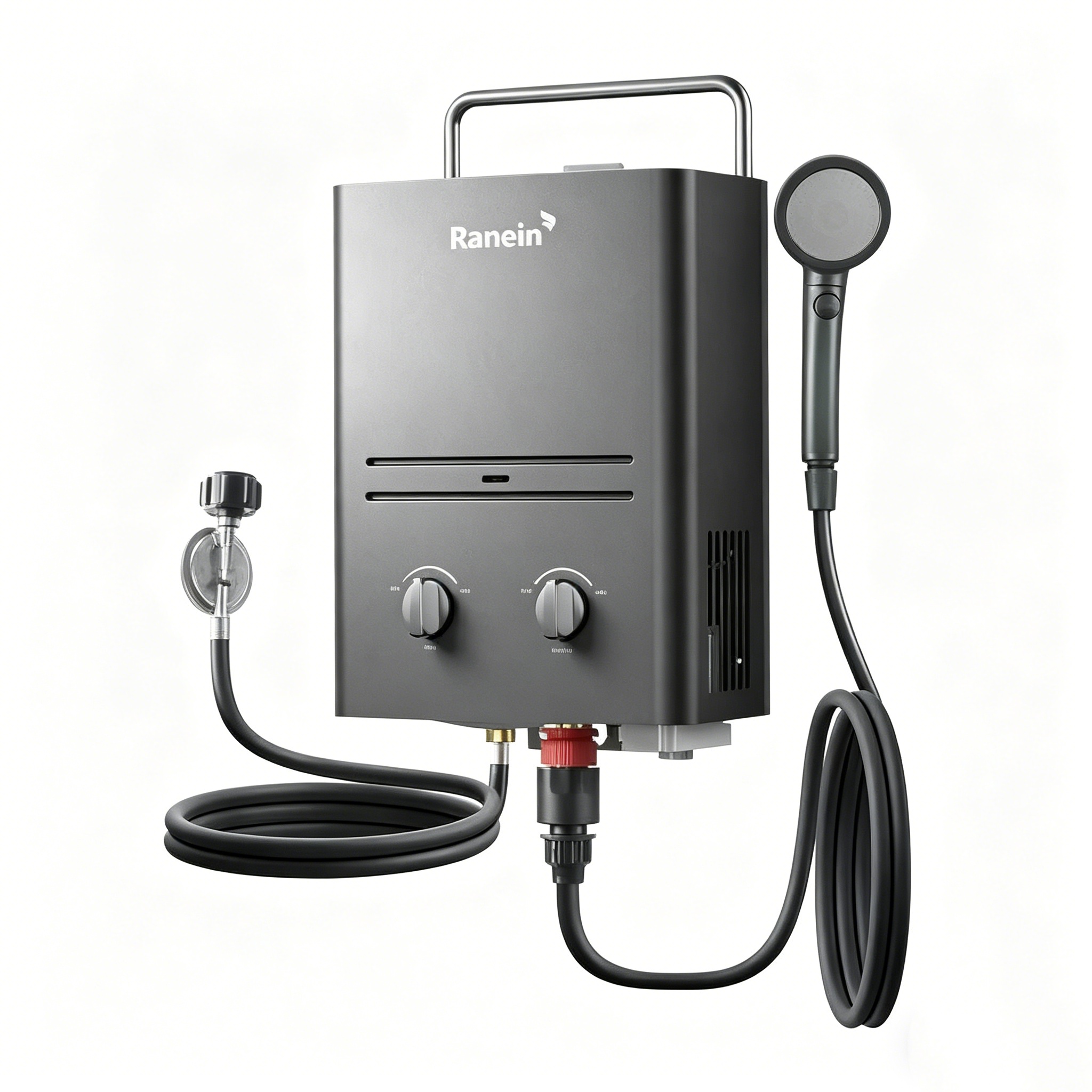 Calentador de Agua Instantáneo Portátil de Propano 6L para Exteriores Camping RV