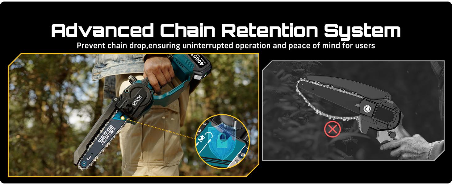 SeeSii 2 in 1 Cordless Pole Saw & Mini Chainsaw with 2 Batteries, Power Electric Polesaw for Tree Trimming, Chain Saw with Extension Pole, 16ft Reach, Limb Branch Cutter Pruner P8 Ace/P6 Ace CH800   #NewArrival