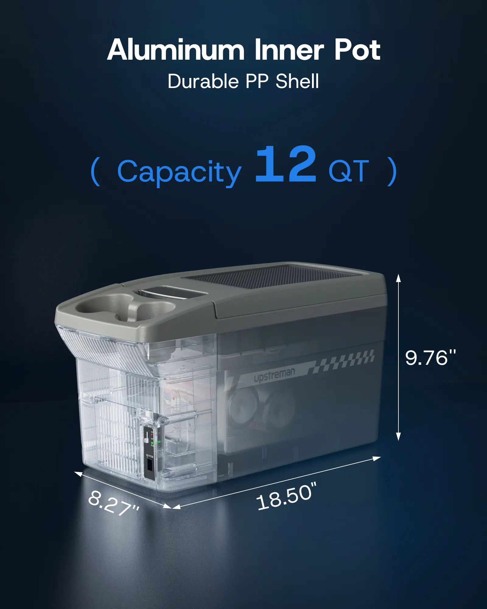 Nevera Portátil para Auto 12V 11L