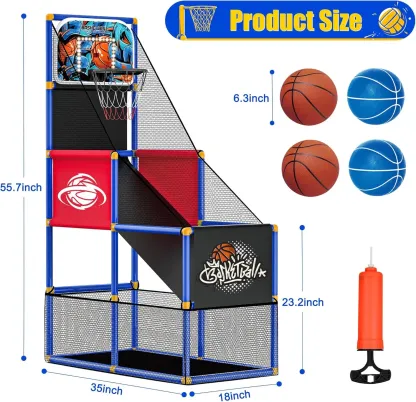 Juego de Básquetbol Arcade Infantil con Marcador Electrónico