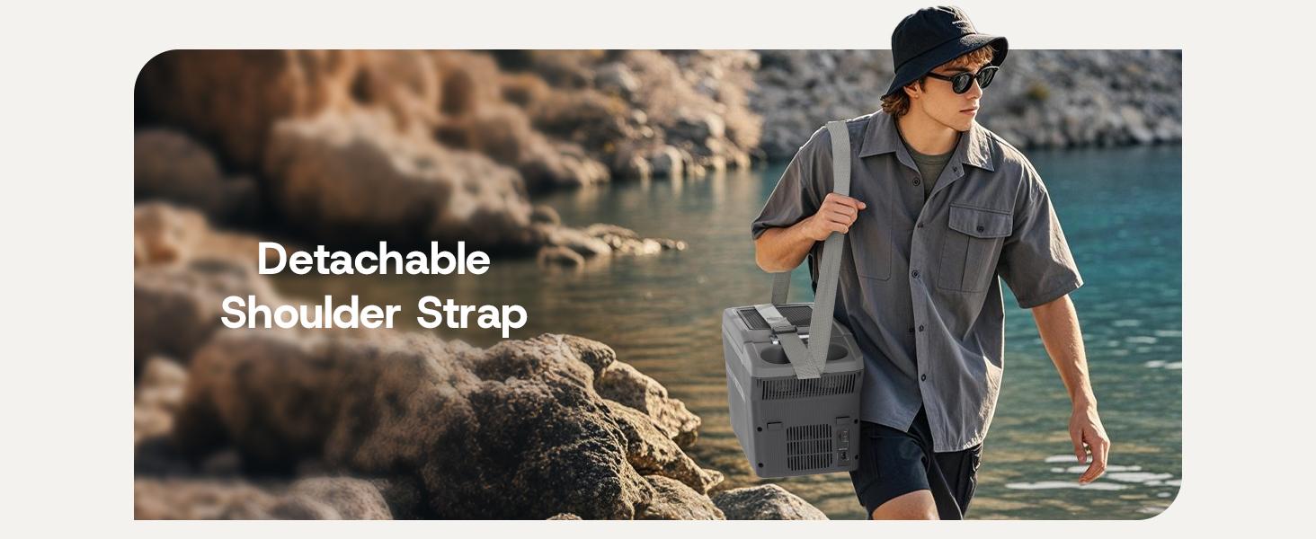 Upstreman car fridges 12QT Portable Electric Cooler & Warmer with 12V Car Adapter for Camping Travel Boat Dual Cooling/Heating Compact mini fridges with Shoulder Strap AR11 Upstreman car fridges 12QT Portable Electric Cooler & Warmer with 12V Car Adapter for Camping Travel Boat Dual Cooling/Heating Compact mini fridges with Shoulder Strap AR11