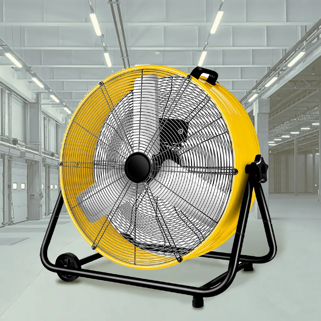 Ventilador de Tambor Industrial 24 Pulgadas Alta Velocidad