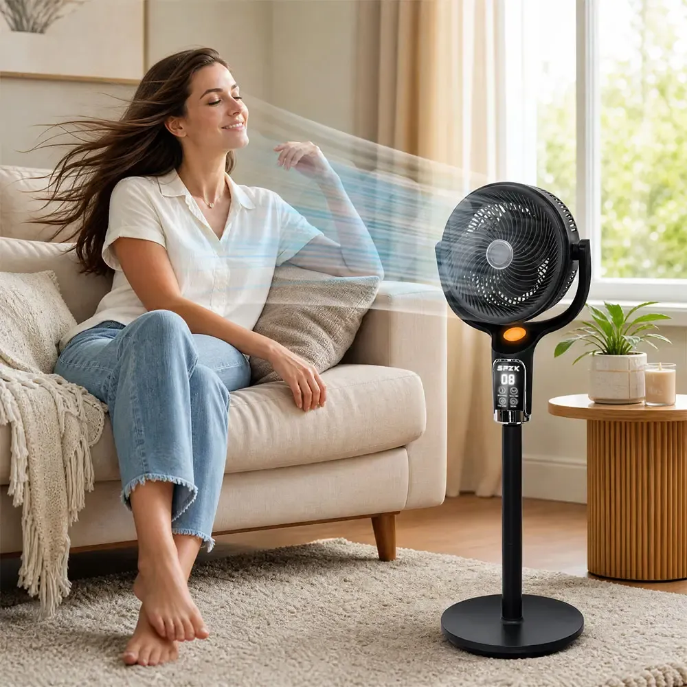 Ventilador de Pedestal Circulador de Aire con Control Remoto
