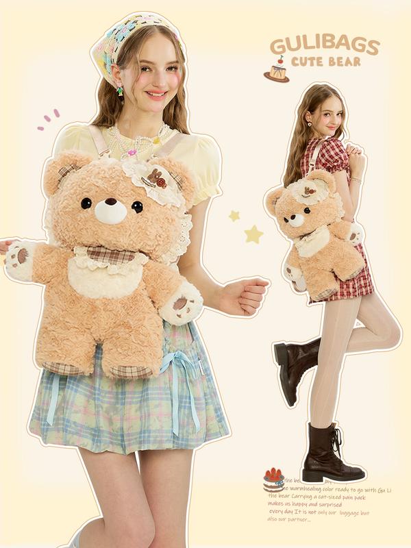 Mochila Oso Peluche Estilo Lolita 50cm