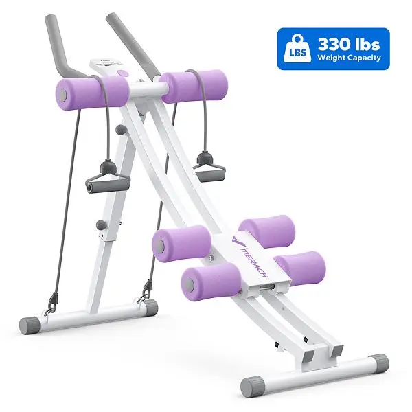 Entrenador Abdominal Plegable con Monitor LCD