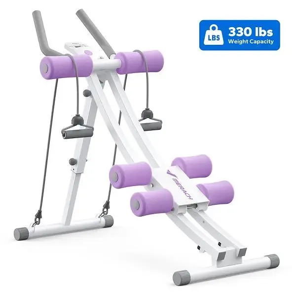 Entrenador Abdominal Plegable con Monitor LCD