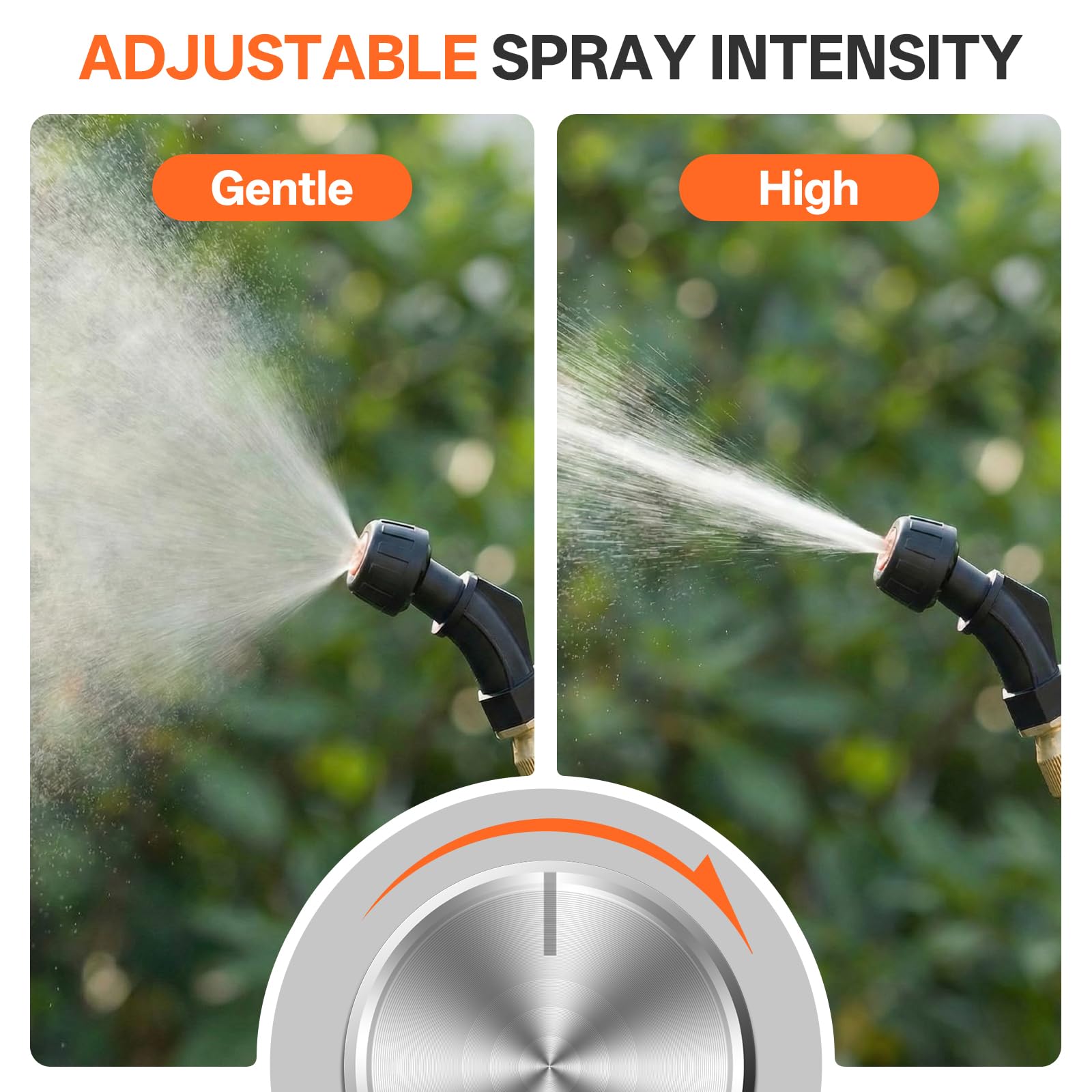 Maxlander Battery Powered Backpack Sprayer 4.2 Gallon, Electric Graden Sprayer Works with 2 x 20V 2.0Ah Battery, 90 PSI Adjustable Pressure Sprayer with 6 Spray Nozzles electric sprayer