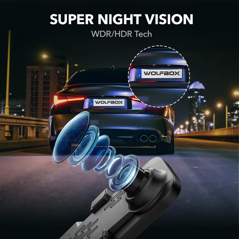 Espejo Retrovisor con Cámara 4K de 12 Pulga