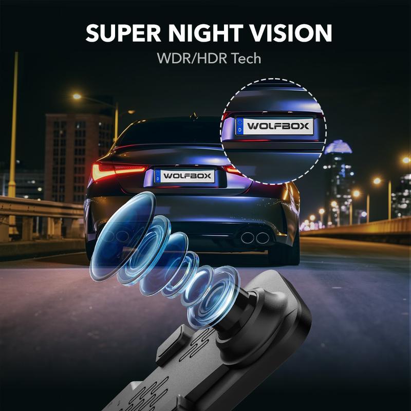 Espejo Retrovisor con Cámara 4K de 12 Pulga