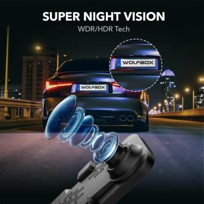 Espejo Retrovisor con Cámara 4K de 12 Pulga