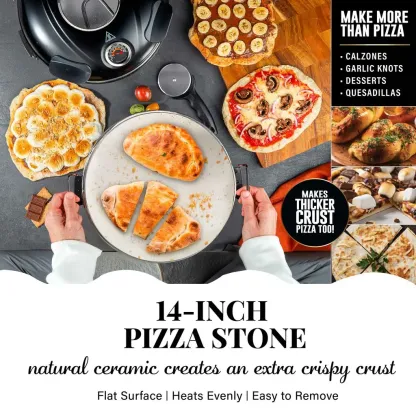 Horno de pizza de encimera 14 pulgadas