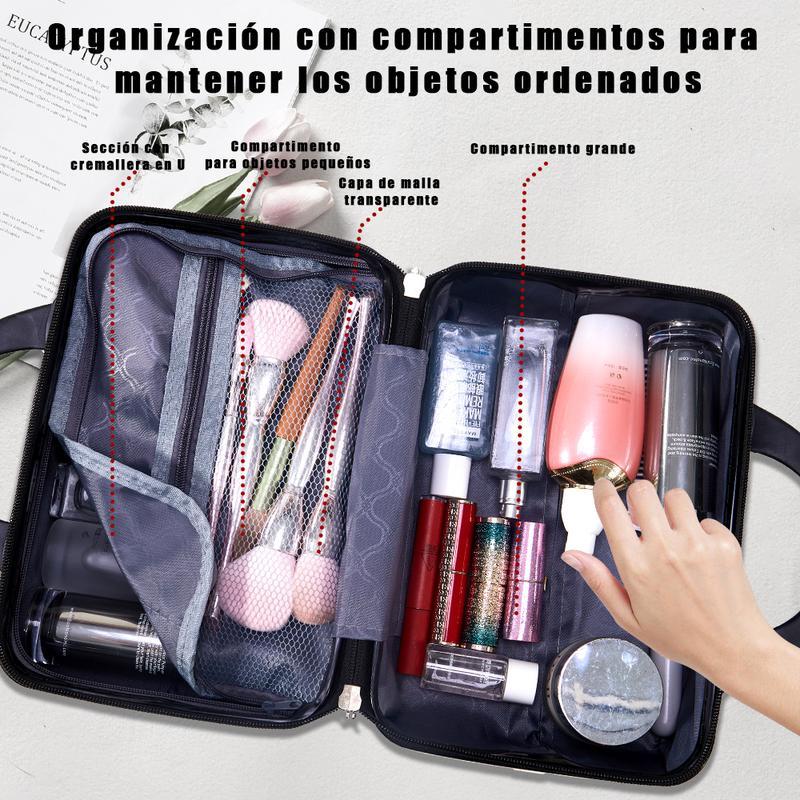 CI&IK Set Maletas Kit Viaje Mano Avion 20in Con Caja Maquillaje  Caso cosmético de 14"，Set Maletas Kit Viaje Mano Avion 18in Con Caja Maquillaje  Caso cosmético de 12"，Set De Viaje Maleta 10kg Y  Caso cosmético Caja Maquillaje Rígido ,Varios colores opcio