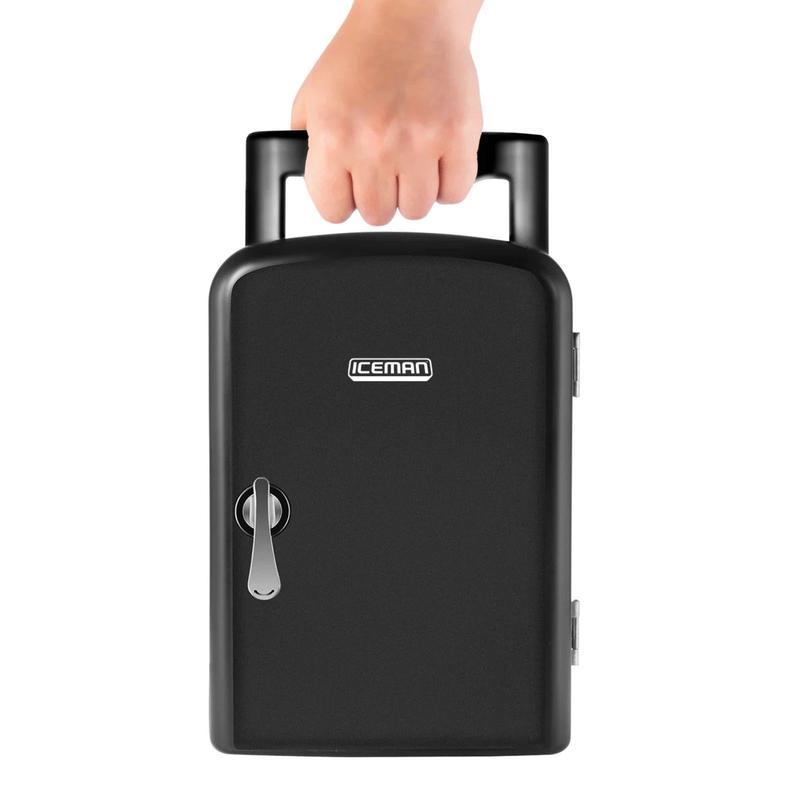 Mini Refrigerador Iceman 4 Litros Puerta Pizarrón Negro RJ48-BLACK-DE-4