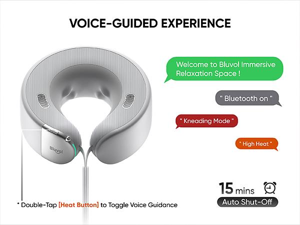 【DealsForYouDays】Bluvol Nest 10 Ultra Immersive Heated Neck Massager, Therapist-Style Deep Tissue Pain Relief, 360&deg; Spatial Audio, Cordless Massager for TV Watching, Gaming, Office Work, Birthday Gift,Father'sdaygifts, Summerwins