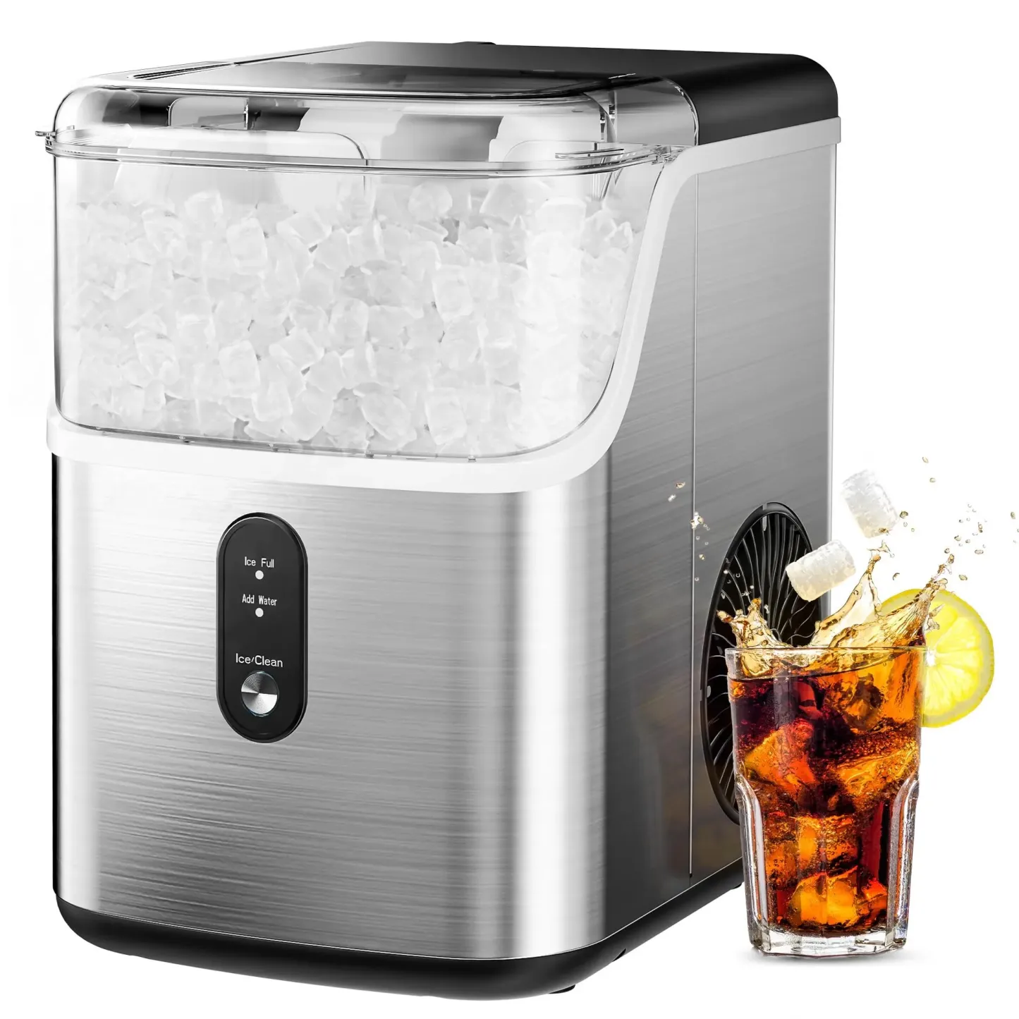 Máquina de Hielo Nugget Compacta de Encimera