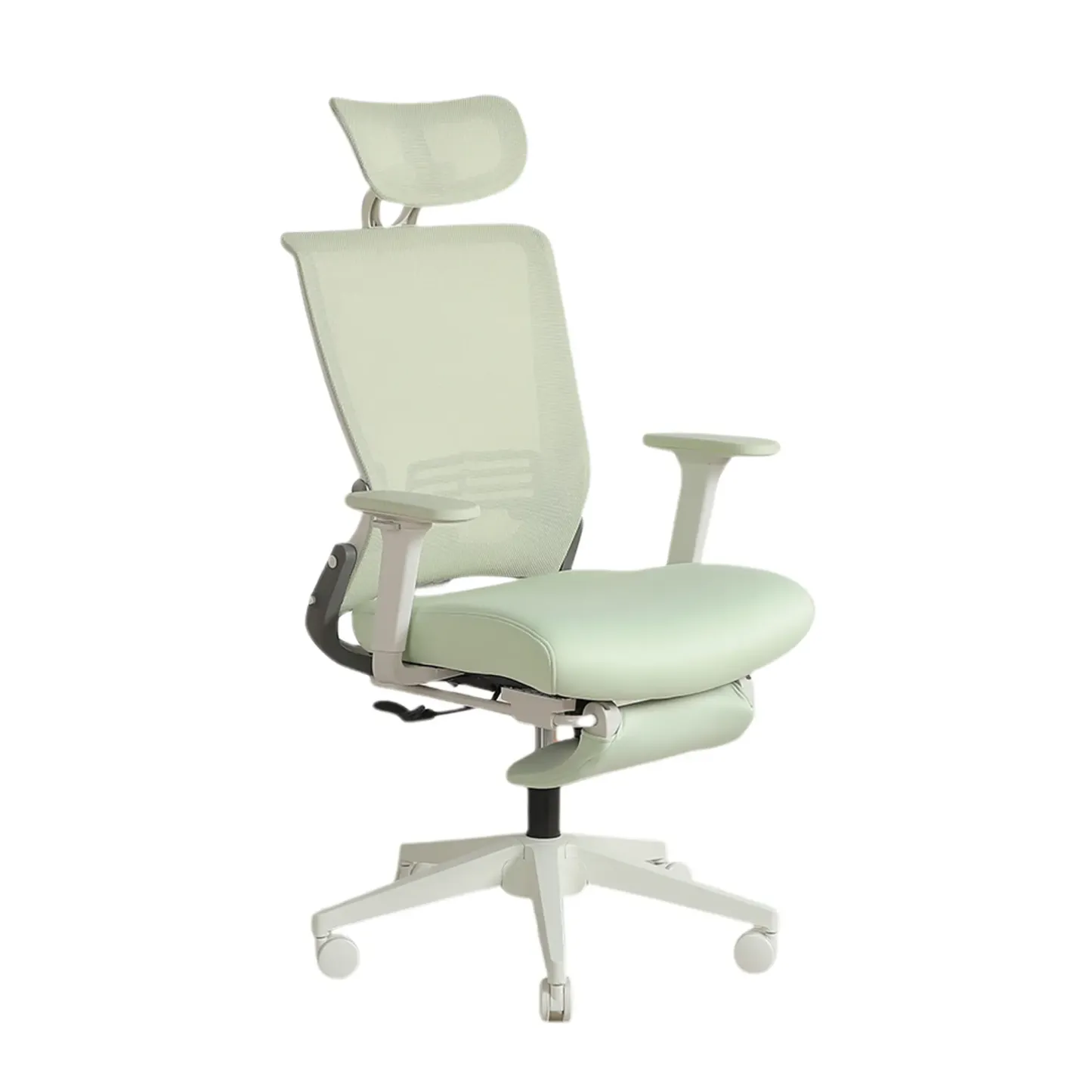 Silla Ergonómica Plegable con Reposapiés