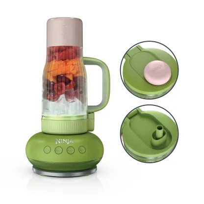 Licuadora personal 2 en 1 con vaso para licuar y beber 770 ml