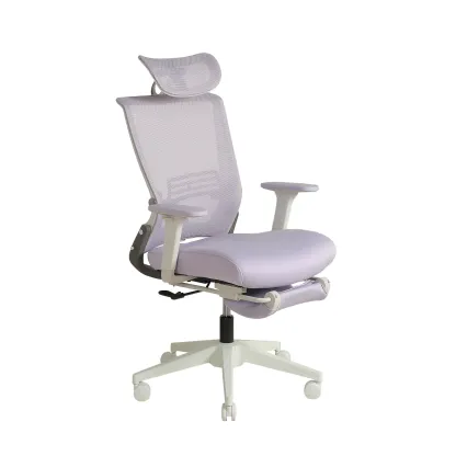 Silla Ergonómica Plegable con Reposapiés
