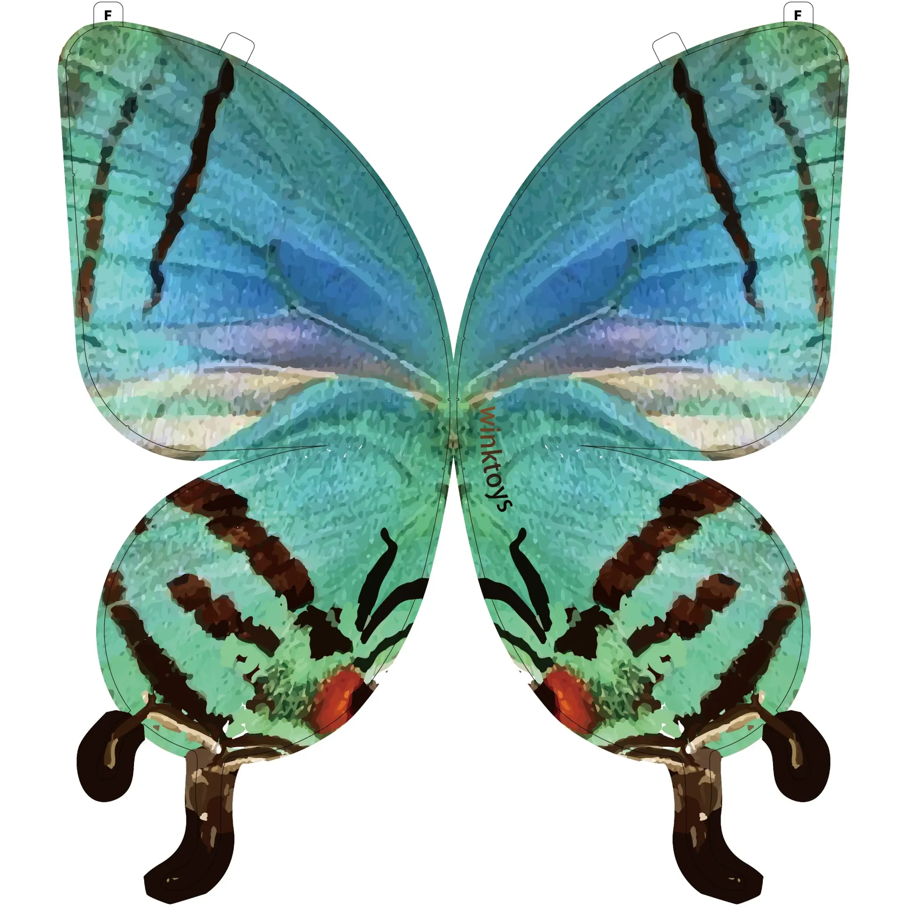 Mariposa con Aleteo Realista por Control Remoto