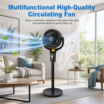 Ventilador de Pedestal Circulador de Aire con Control Remoto