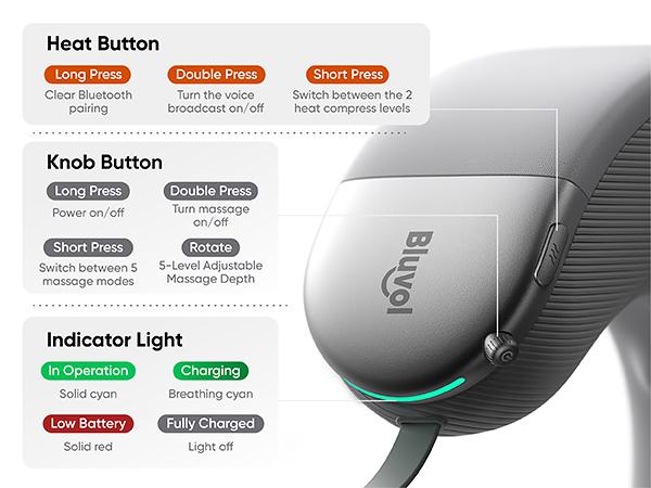 【DealsForYouDays】Bluvol Nest 10 Ultra Immersive Heated Neck Massager, Therapist-Style Deep Tissue Pain Relief, 360&deg; Spatial Audio, Cordless Massager for TV Watching, Gaming, Office Work, Birthday Gift,Father'sdaygifts, Summerwins