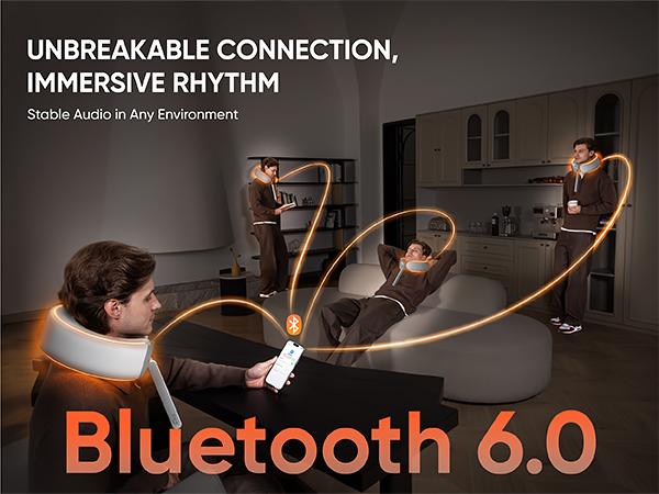 【DealsForYouDays】Bluvol Nest 10 Ultra Immersive Heated Neck Massager, Therapist-Style Deep Tissue Pain Relief, 360&deg; Spatial Audio, Cordless Massager for TV Watching, Gaming, Office Work, Birthday Gift,Father'sdaygifts, Summerwins