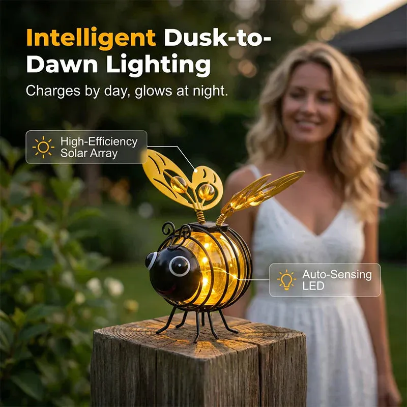 🌙🍃LIMITED-TIME 50% OFF! Hanging Solar Bee Light – Spread Joy Day and Night 🌞🌜
