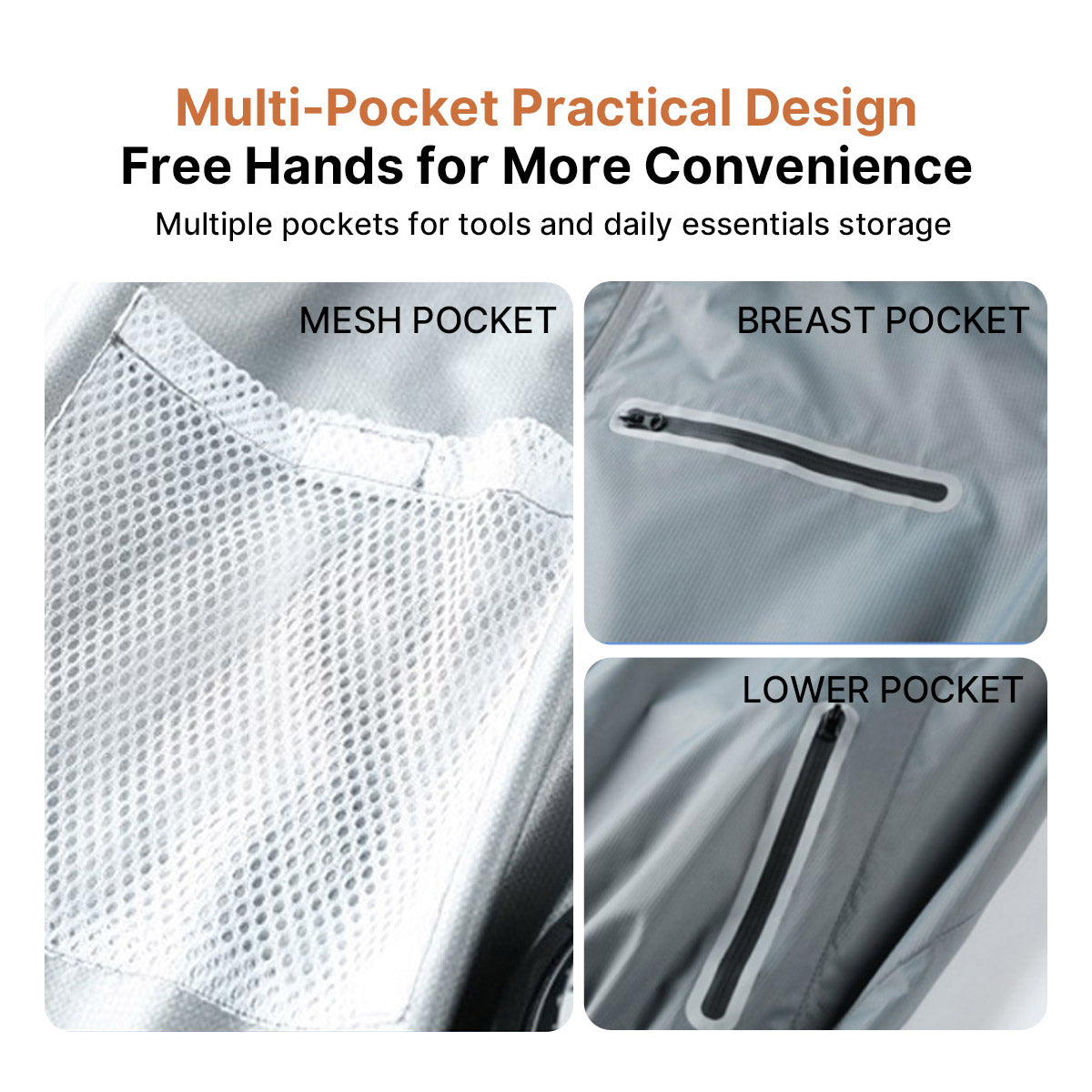 Cooling Workwear Fan Jacket – 5V/12V Outdoor Cooling Vest | Luviacamp