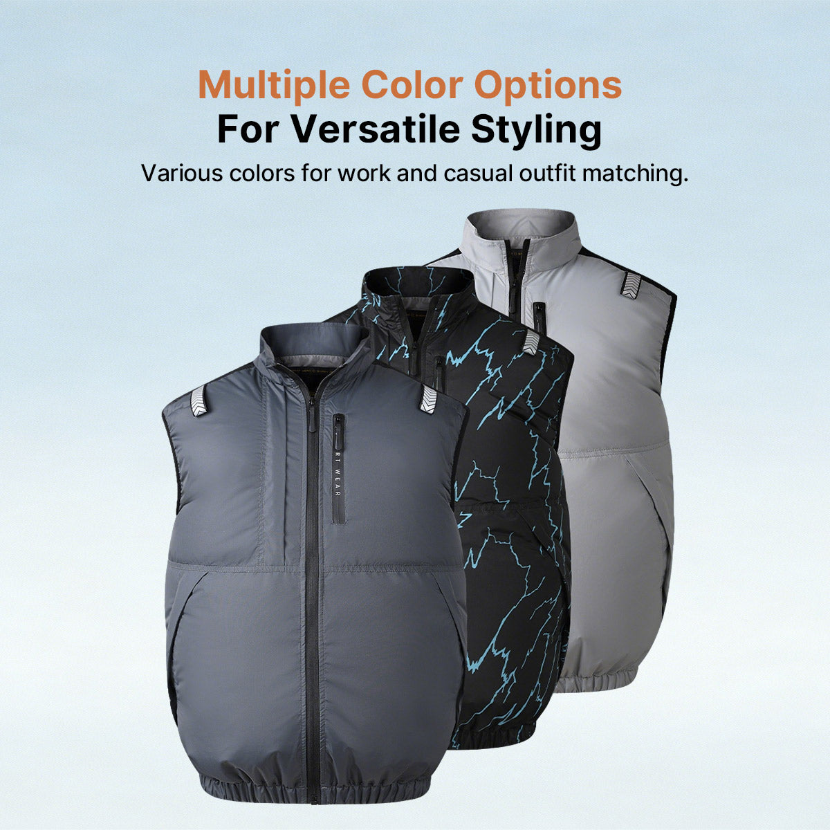 Cooling Vest Jacket for Men Women – Dual Fan UV Water Resistant Work Vest | Luviacamp