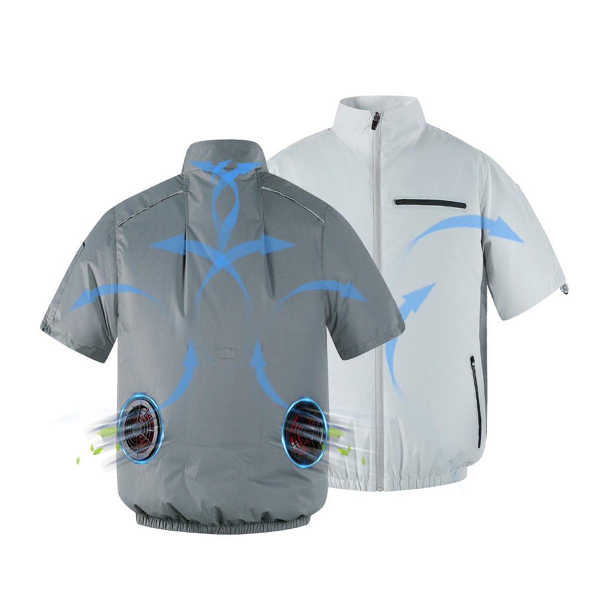 Cooling Workwear Fan Jacket – 5V/12V Outdoor Cooling Vest | Luviacamp