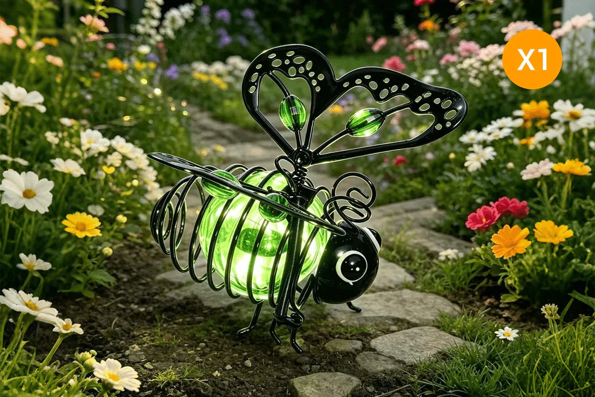 🌙🍃LIMITED-TIME 50% OFF! Hanging Solar Bee Light – Spread Joy Day and Night 🌞🌜