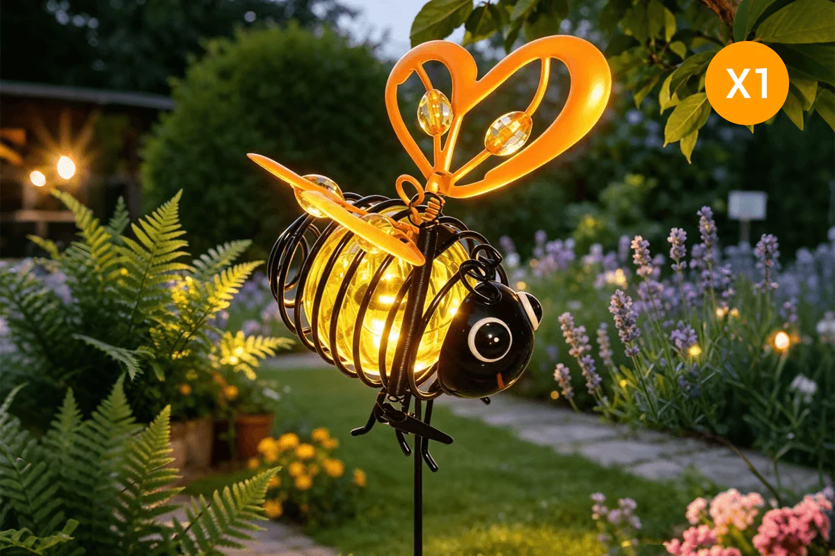 🌙🍃LIMITED-TIME 50% OFF! Hanging Solar Bee Light – Spread Joy Day and Night 🌞🌜