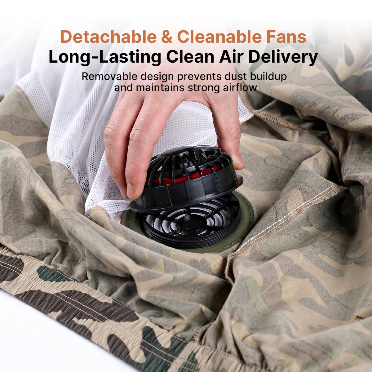 Cooling Workwear Fan Jacket – 5V/12V Outdoor Cooling Vest | Luviacamp