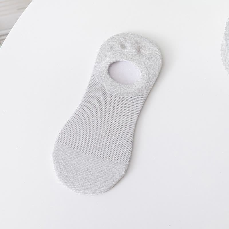 Plusock Soft Solid Color No Show Socks(7 Pairs)