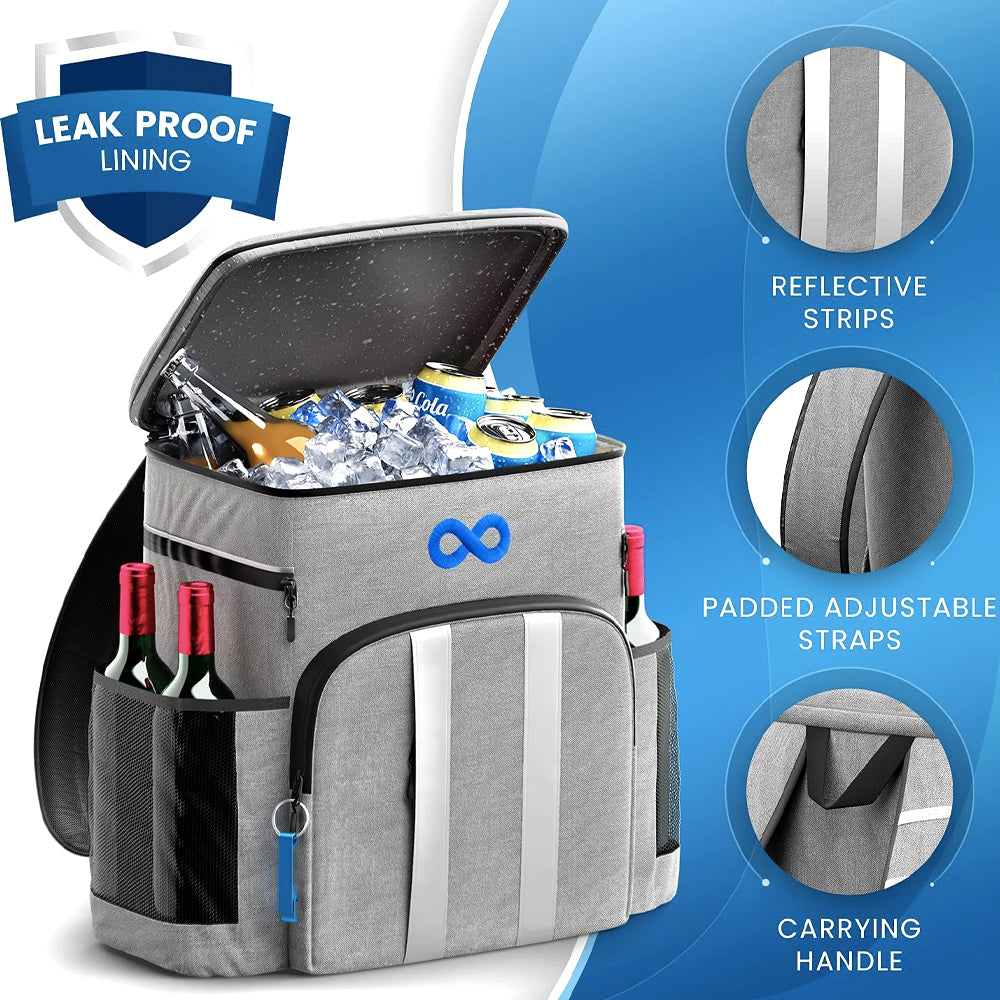 Cooler Backpack Insulated Cooler Bags Keeps 54 Cans Cold Up to 24 Hours