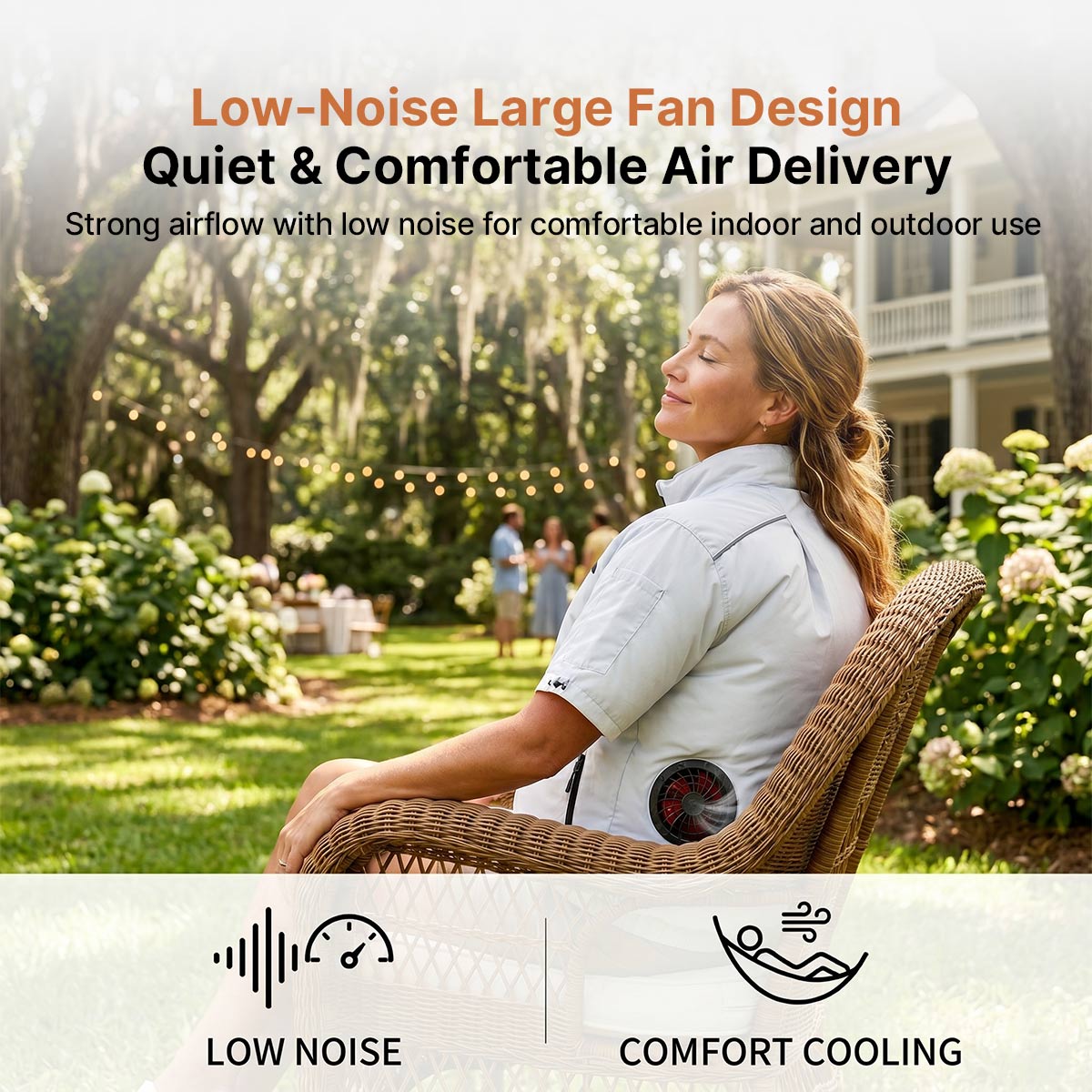 Cooling Workwear Fan Jacket – 5V/12V Outdoor Cooling Vest | Luviacamp