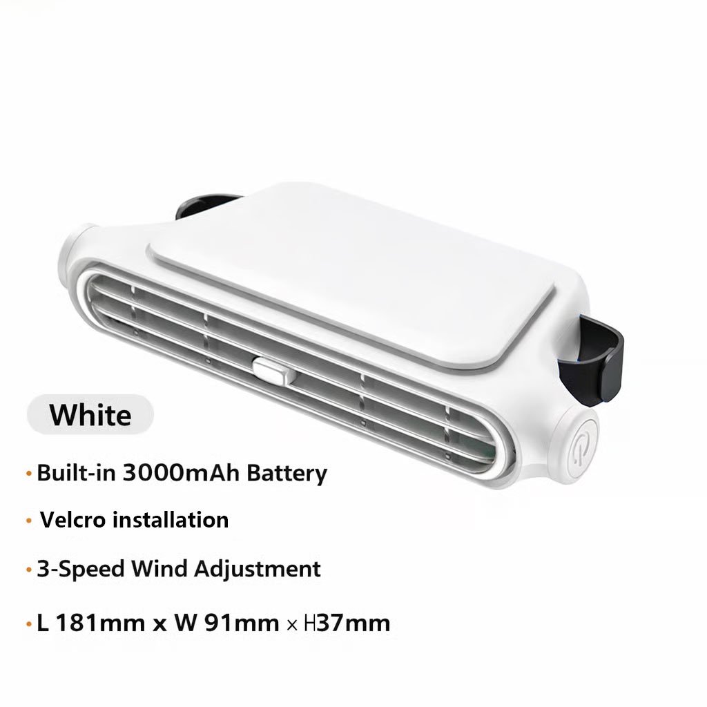 Universal Cordless Car Seat Cooling Fan (For Front or Back Seat Cooling)