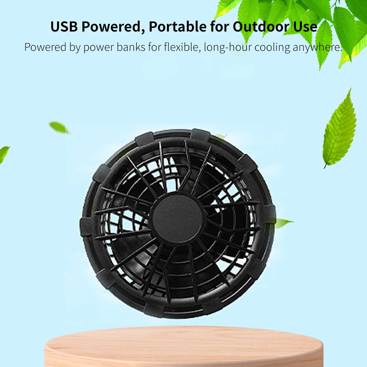 Cooling Fan Vest – USB Dual Fan Outdoor Work Cooling Gear | Luviacamp