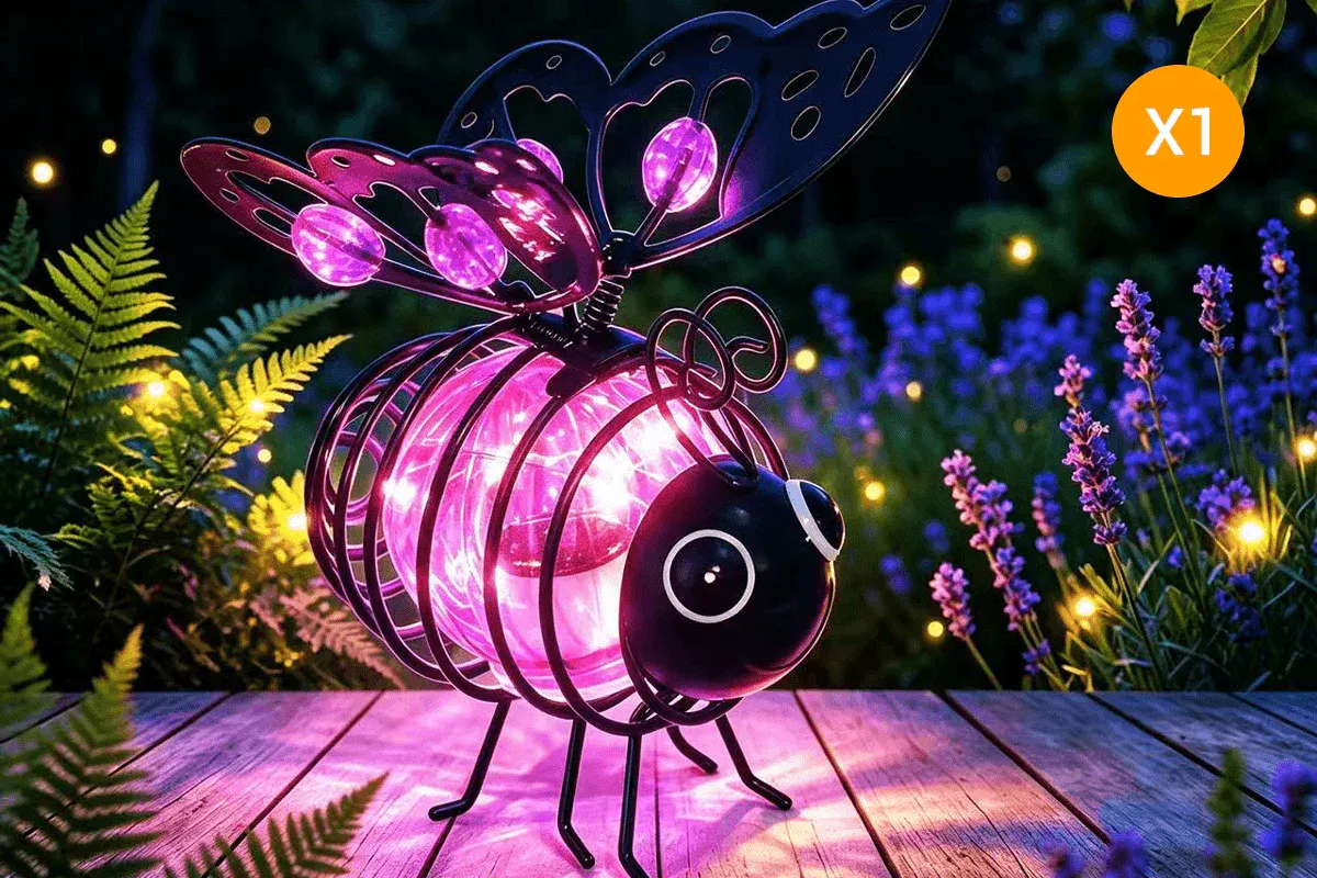 🌙🍃LIMITED-TIME 50% OFF! Hanging Solar Bee Light – Spread Joy Day and Night 🌞🌜
