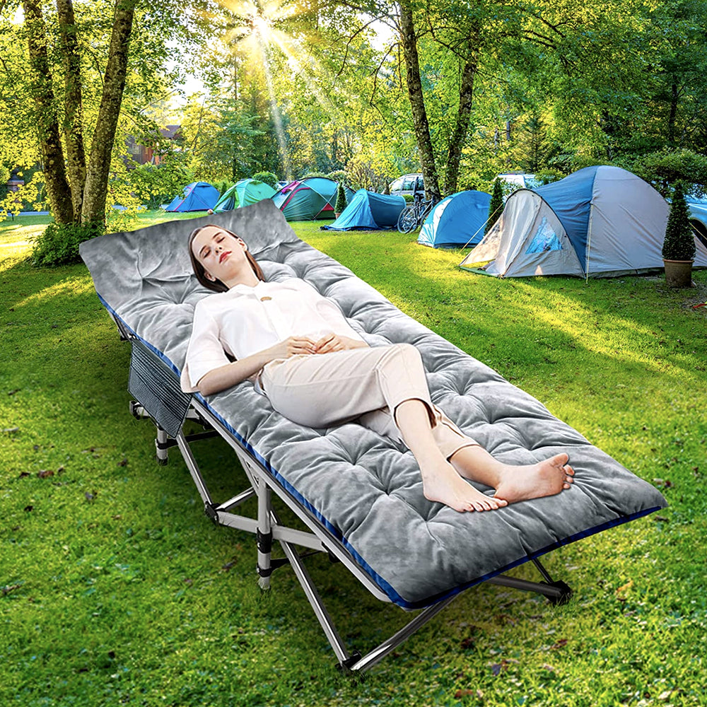 Camping Cots - Luxury Sleeping Cots Include Bed With Mattress