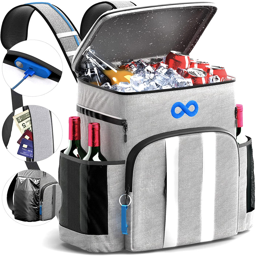 Cooler Backpack Insulated Cooler Bags Keeps 54 Cans Cold Up to 24 Hours