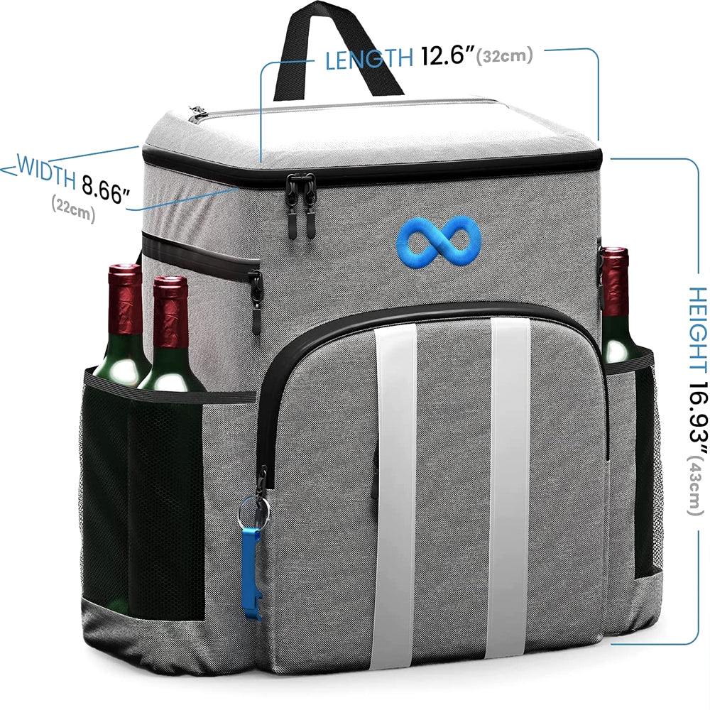 Cooler Backpack Insulated Cooler Bags Keeps 54 Cans Cold Up to 24 Hours