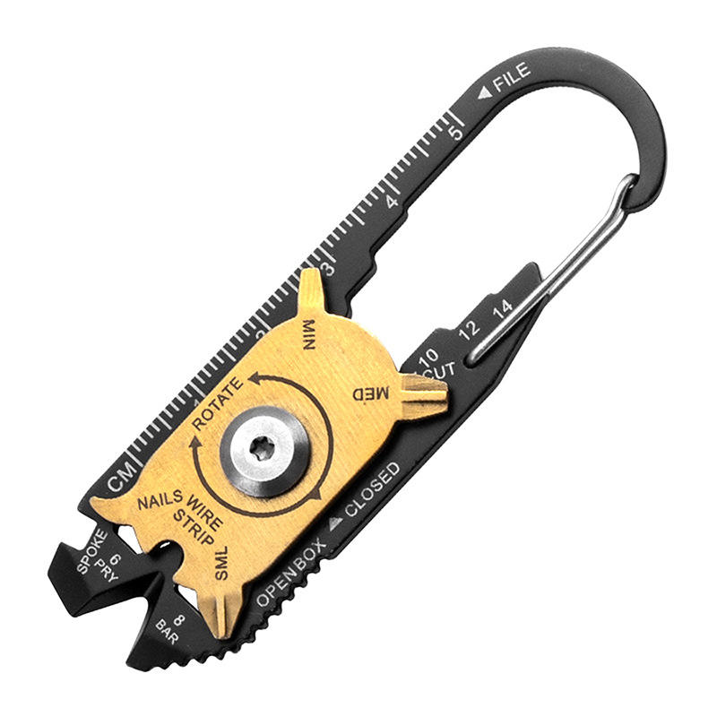 FIXR 20 in 1 Multi-Tool Stainless Pocket Tool Keychain- Tactical Survival Camping Knife
