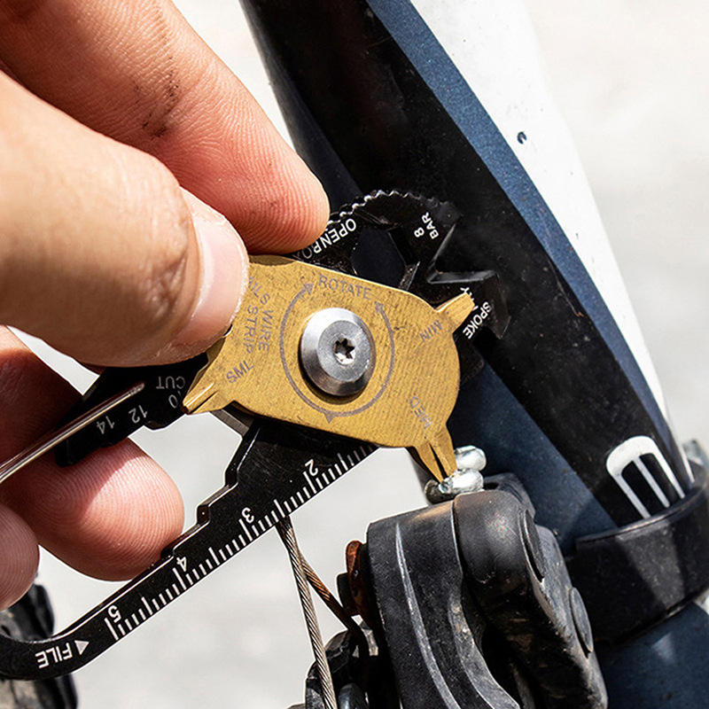 FIXR 20 in 1 Multi-Tool Stainless Pocket Tool Keychain- Tactical Survival Camping Knife
