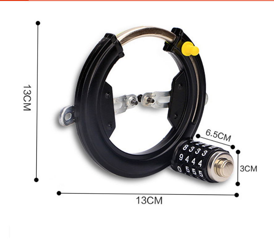 Convenient Bicycle Combination Lock